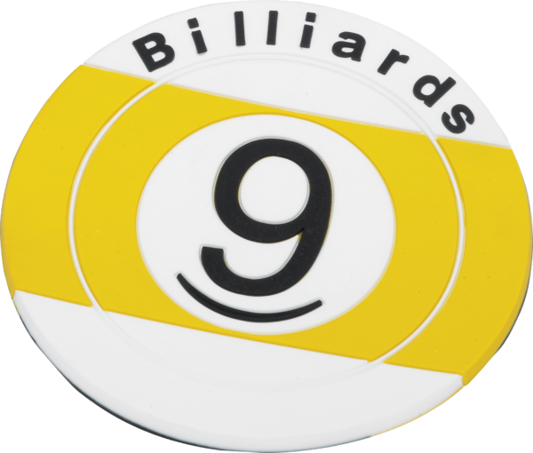 8-Ball Rubber Coaster